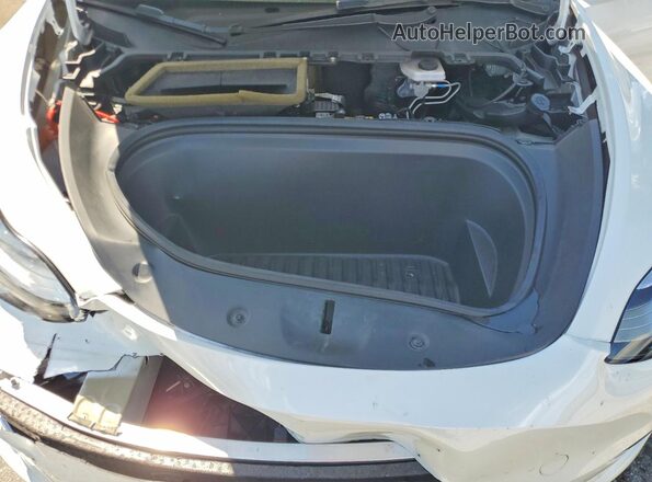 5YJYGAEE5MF138021 2021 TESLA MODEL White ძრავის განყოფილების ხედი