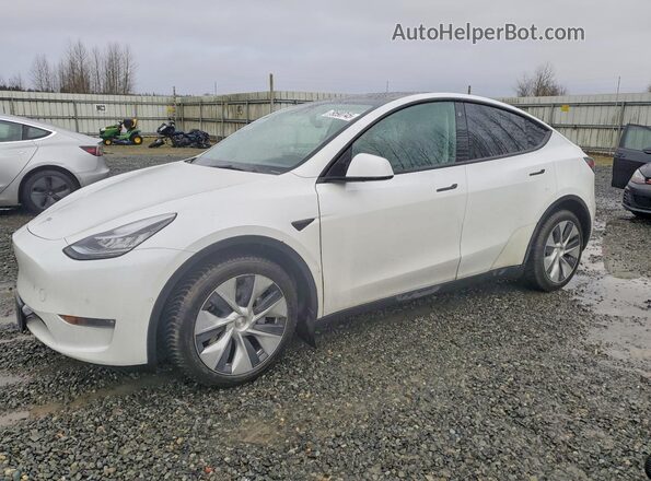 5YJYGAEE5MF196386 2021 TESLA MODEL White Vista tres cuartos delantera izquierda