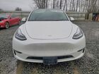 2021 Tesla Model Y White vin: 5YJYGAEE5MF196386