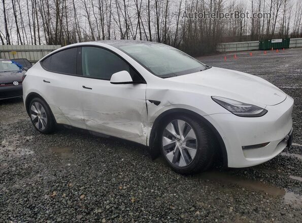 5YJYGAEE5MF196386 2021 TESLA MODEL White Delantero derecho