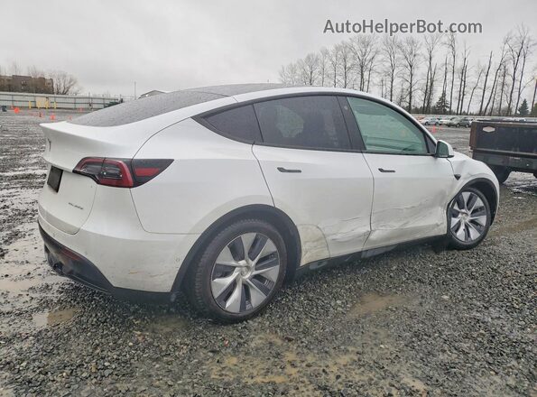 5YJYGAEE5MF196386 2021 TESLA MODEL White Trasero derecho