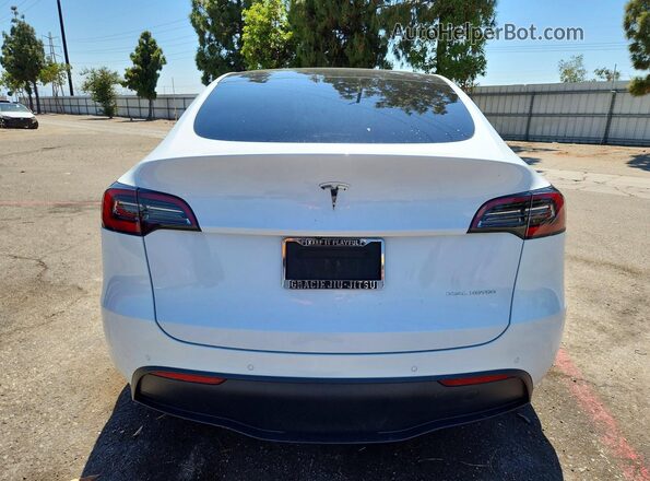 5YJYGAEE7MF273940 2021 TESLA MODEL Белый Вид сзади