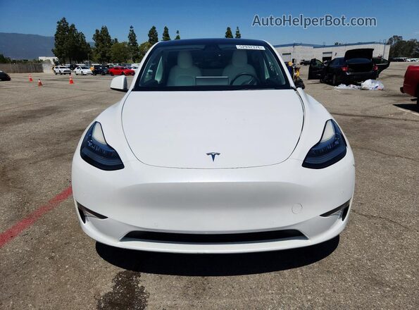 5YJYGAEE7MF273940 2021 TESLA MODEL Белый Вид спереди