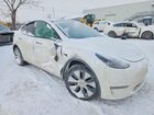 2021 Tesla Model Y Белый vin: 5YJYGAEE8MF231759
