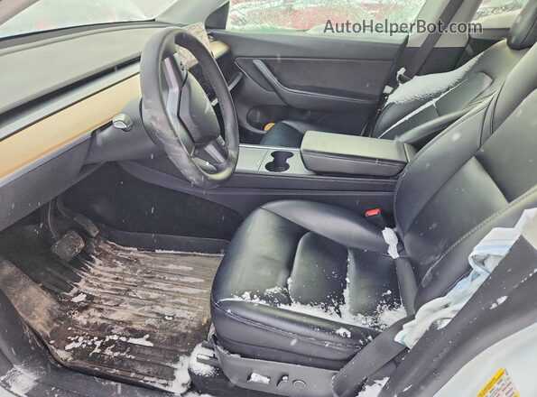 5YJYGAEE8MF231759 2021 TESLA MODEL Белый Вид салона спереди