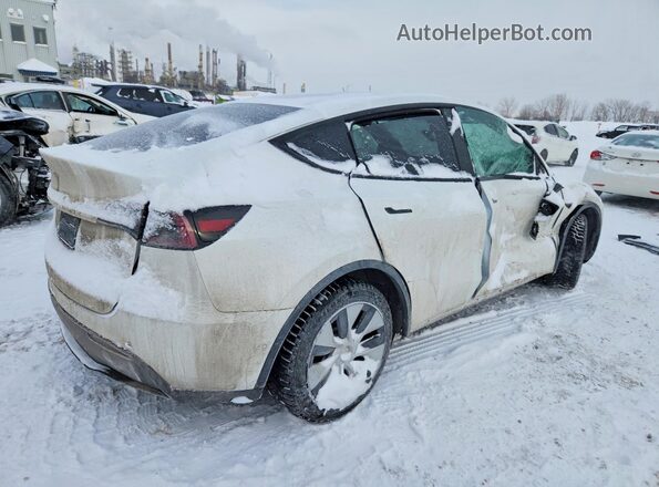 5YJYGAEE8MF231759 2021 TESLA MODEL Белый Задняя правая четверть