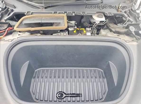 5YJYGDED0MF103718 2021 TESLA MODEL Белый Вид задней части салона