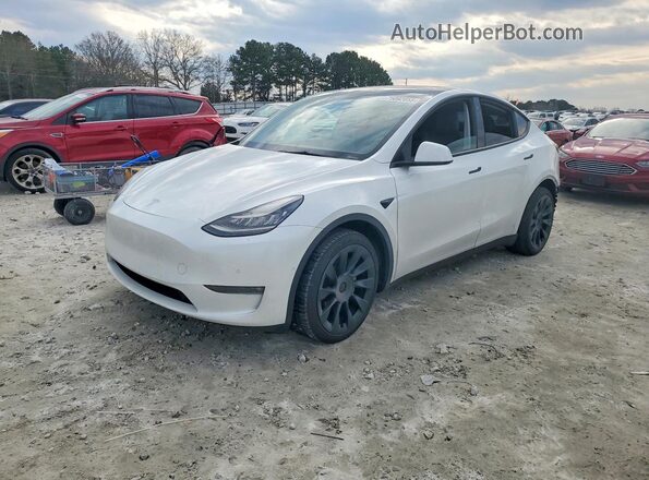 5YJYGDED0MF103718 2021 TESLA MODEL Белый Передняя левая четверть