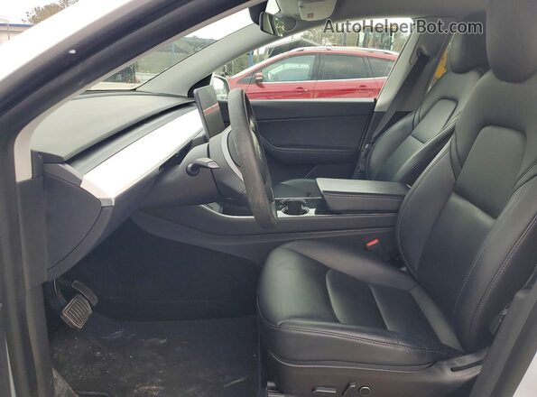 5YJYGDED0MF103718 2021 TESLA MODEL Белый Вид салона спереди