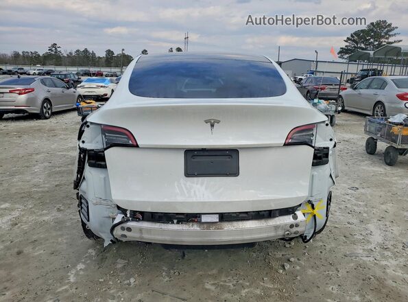 5YJYGDED0MF103718 2021 TESLA MODEL Белый Вид сзади
