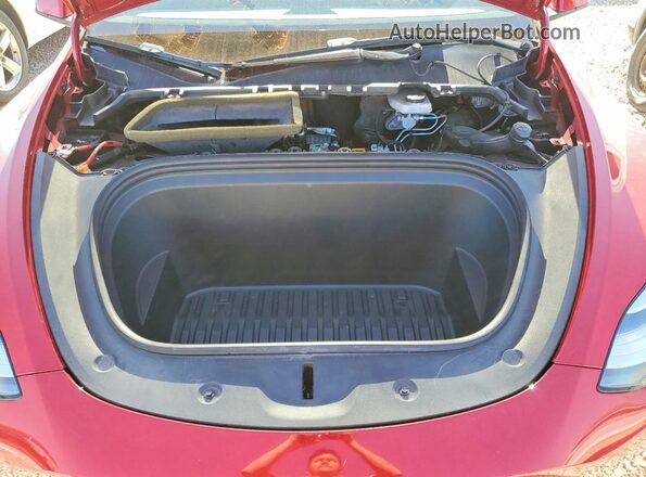 5YJYGDED4MF163078 2021 TESLA MODEL Red Engine compartment view