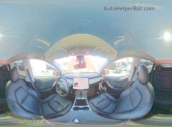 5YJYGDED4MF163078 2021 TESLA MODEL Red 360 interior view