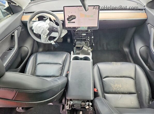 5YJYGDED8MF126339 2021 TESLA MODEL Black Vista del salpicadero
