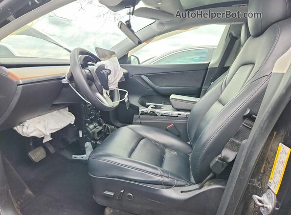 5YJYGDED8MF126339 2021 TESLA MODEL Black Vista interior delantera