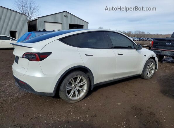 5YJYGDEE0MF194143 2021 TESLA MODEL Белый Задняя правая четверть