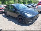 2021 Tesla Model Y Long Range Dual Motor All-wheel Drive Black vin: 5YJYGDEE0MF266281