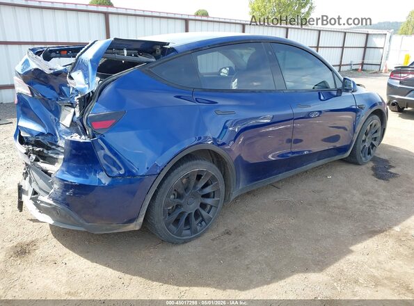 5YJYGDEE1LF046016 2020 TESLA MODEL Y Blue Задня права чверть