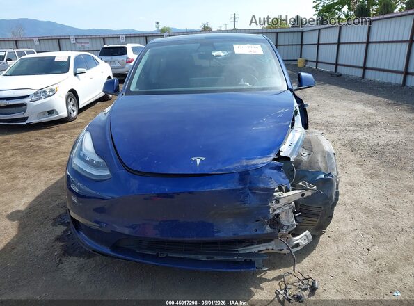 5YJYGDEE1LF046016 2020 TESLA MODEL Y Blue Вид задньої частини салону