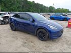 2021 Tesla Model Y Long Range Dual Motor All-wheel Drive Blue vin: 5YJYGDEE1MF141659