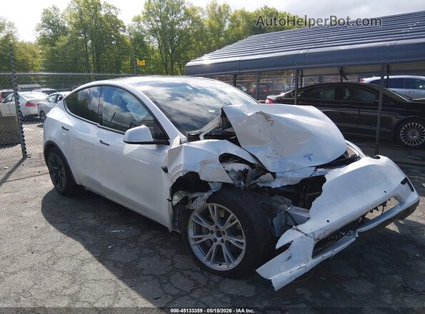 5YJYGDEE1MF208180 2021 TESLA MODEL Y White Przód prawy