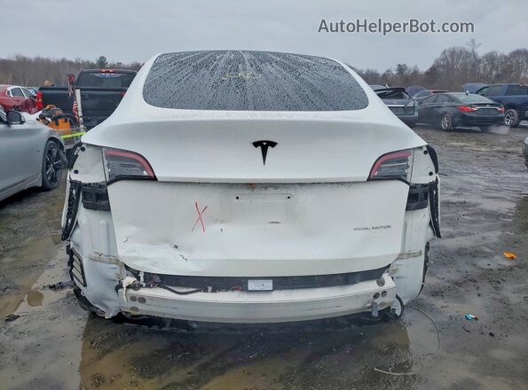 5YJYGDEE1MF258478 2021 TESLA MODEL Белый Вид сзади