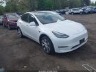 2021 Tesla Model Y Long Range Dual Motor All-wheel Drive White vin: 5YJYGDEE1MF278388