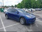 2021 Tesla Model Y Long Range Dual Motor All-wheel Drive Blue vin: 5YJYGDEE2MF061173