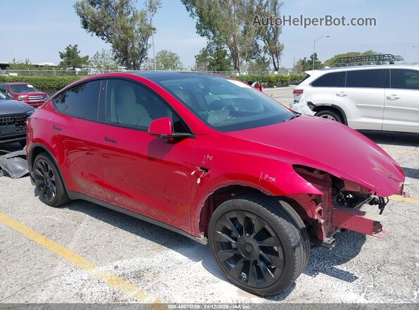 5YJYGDEE2MF151875 2021 TESLA MODEL Y Red Przód prawy
