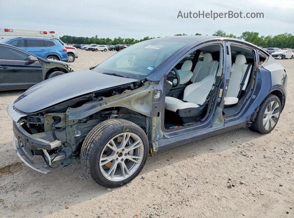 5YJYGDEE2MF240877 2021 TESLA MODEL Серый Передняя левая четверть