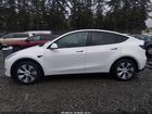2021 Tesla Model Y Long Range Dual Motor All-wheel Drive White vin: 5YJYGDEE2MF254861