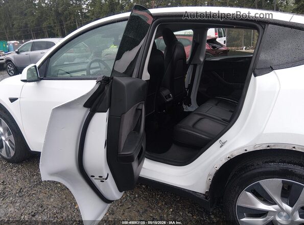 5YJYGDEE2MF254861 2021 TESLA MODEL Y White Вид наклейки з VIN-кодом