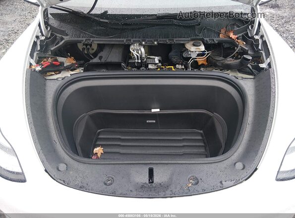 5YJYGDEE2MF254861 2021 TESLA MODEL Y White Вид ззаду