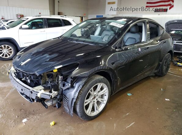 5YJYGDEE2MF261390 2021 TESLA MODEL Черный Передняя левая четверть