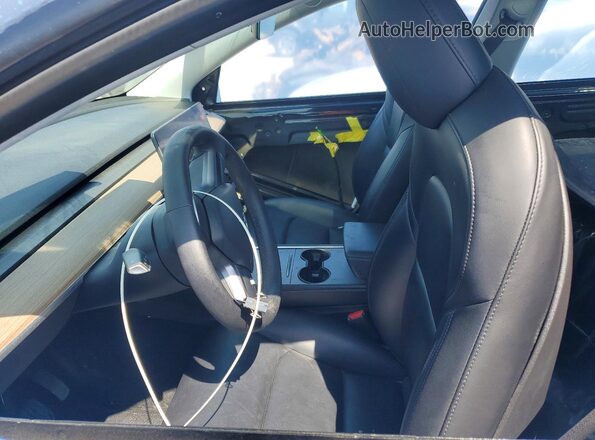 5YJYGDEE2MF261390 2021 TESLA MODEL Черный Вид салона спереди