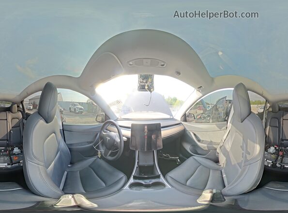 5YJYGDEE3LF012627 2020 TESLA MODEL Серый Панорамный вид салона 360°