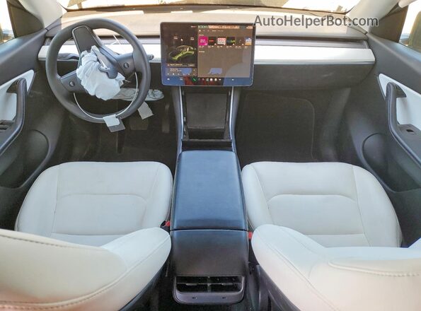5YJYGDEE3LF014510 2020 TESLA MODEL Gray Вид панелі приладів