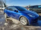 2021 Tesla Model Y Синий vin: 5YJYGDEE3MF069895