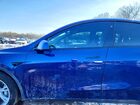 2021 Tesla Model Y Синий vin: 5YJYGDEE3MF069895
