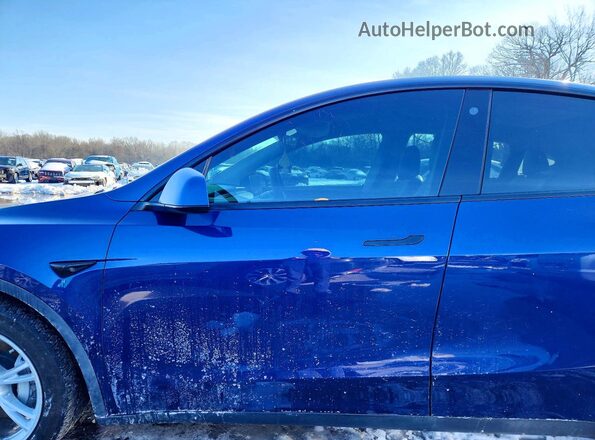 5YJYGDEE3MF069895 2021 TESLA MODEL Синий Вид салона спереди