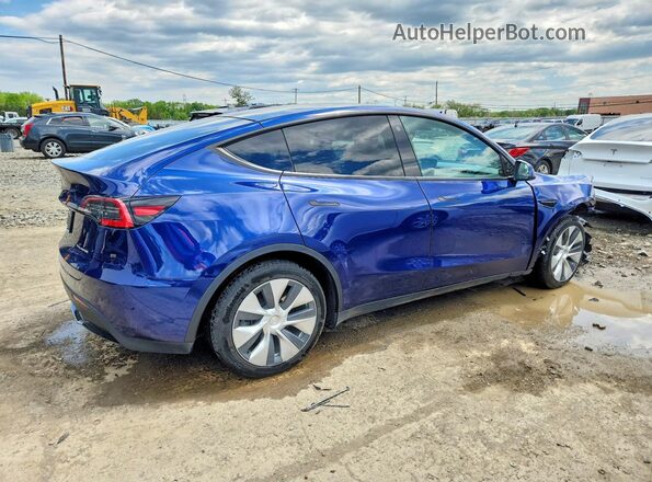 5YJYGDEE3MF071128 2021 TESLA MODEL Blue Tył prawy