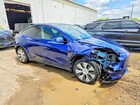 2021 Tesla Model Y Blue vin: 5YJYGDEE3MF071128