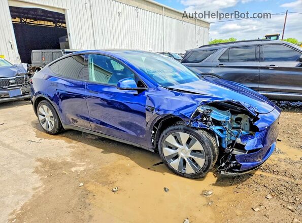 5YJYGDEE3MF071128 2021 TESLA MODEL Blue Przód prawy