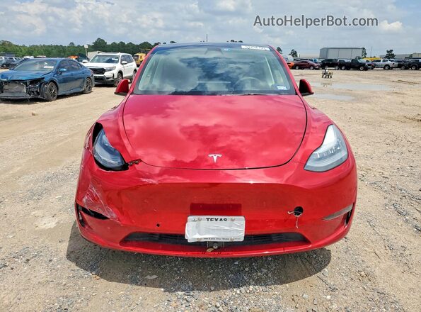 5YJYGDEE3MF188580 2021 TESLA MODEL Red Դիմացի տեսք