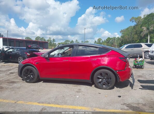 5YJYGDEE3MF196131 2021 TESLA MODEL Y Red Vista interior de 360 grados