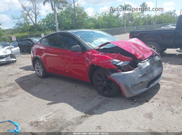 5YJYGDEE3MF196131 2021 TESLA MODEL Y Red Delantero derecho