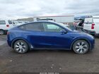 2021 Tesla Model Y Long Range Dual Motor All-wheel Drive Blue vin: 5YJYGDEE3MF231699