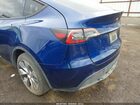 2021 Tesla Model Y Long Range Dual Motor All-wheel Drive Blue vin: 5YJYGDEE3MF231699