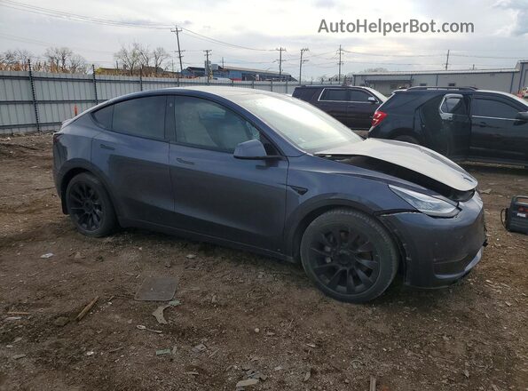 5YJYGDEE3MF244159 2021 TESLA MODEL Gray Delantero derecho