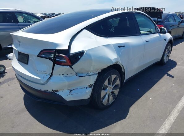 5YJYGDEE3MF311407 2021 TESLA MODEL Y White Задня права чверть