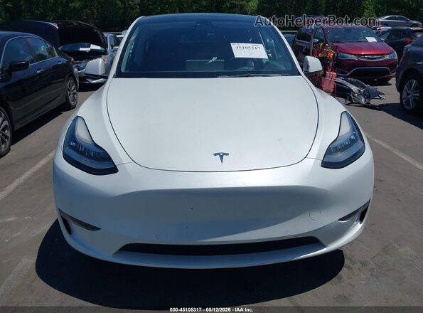 5YJYGDEE3MF311407 2021 TESLA MODEL Y White Вид щитка приладів